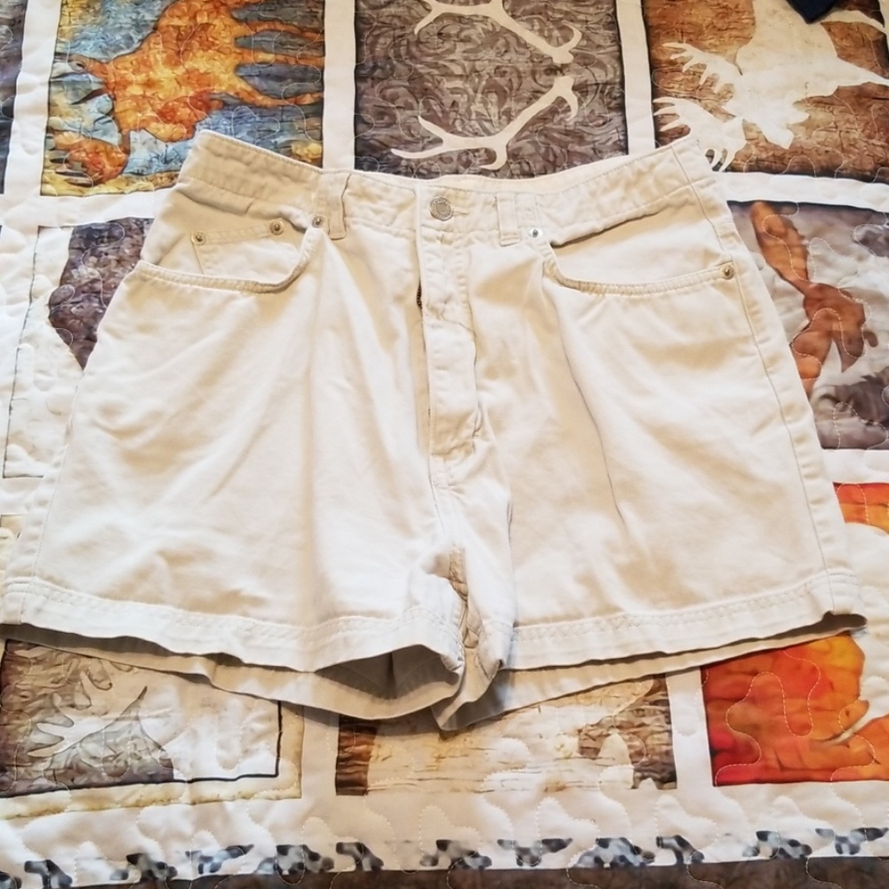 Vintage Brittania Tan Jean Shorts
